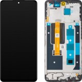 Display cu Touchscreen Realme 12, cu Rama, Negru, Service Pack