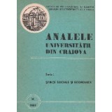 Analele Universitatii din Craiova, Seria Stiinte Sociale si Economice, 14/1984