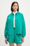 adidas geacă House of Tiro culoarea verde, de tranziție, JL9204