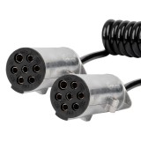Cablu cu arc TIR 2x 7 PIN tip N 5m 24V AMIO-04379