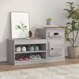 vidaXL Pantofar, gri sonoma, 100x42x60 cm, lemn prelucrat