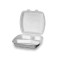 Set 100 caserole polistiren 3 compartiment, 24 x 21 x 7 cm