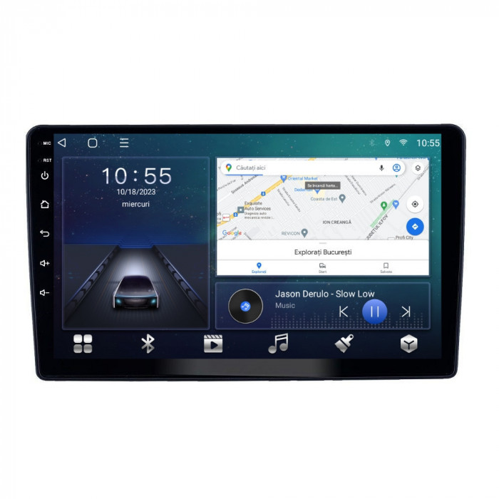 Navigatie dedicata cu Android Peugeot 307 2000 - 2013, negru, 2GB RAM, Radio