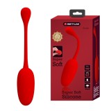 Vibrator ou glont Pretty Love Knucker rosu 18,6 cm
