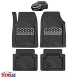 Covorașe Auto TeamCar&reg; Tip Tăviță Compatibile Renault Captur II (2019+) - silver, Cauciuc