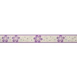 Bordura decorativa pentru tapet, floral, mov, 4.5cm x 10m, 227-061