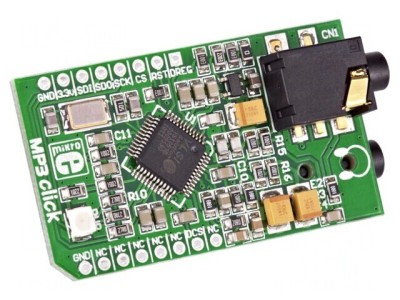 Click Board MP3 SPI VS1053 3.3V Prototyping Module foto