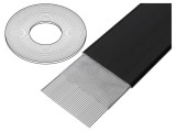 Cablu 3M bandă 1,27mm litat Cu PVC negru 30,5m 16x28AWG