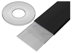 Cablu 3M bandă 1,27mm litat Cu PVC negru 30,5m 25x28AWG