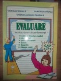 Evaluare clasa a IV-a Cu descriptori de performanta- Viorica Paraiala, Dumitru Paraiala
