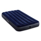 Saltea Gonflabila Intex Albastra 191x99 cm, 1 Persoana, 136 kg, Camping/Acasa, Confortabila, Valva 2 in 1