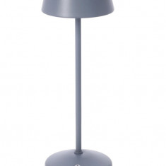 Lampa LED de exterior Esprit, Bizzotto, 11x33 cm, cu baterie reincarcabila, otel acoperit cu pulbere, albastru