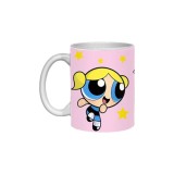 Cana alba personalizata, Fetitele Power Puff, INOVATIX&reg;. 330ml