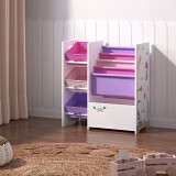 Raft copii Vimianzo 60x65x30cm motiv ocean alb roz lila [en.casa] HausGarden Leisure