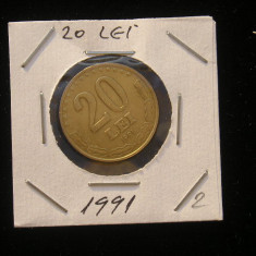 M1 C10 - Moneda foarte veche 115 - Romania - 20 lei 1991