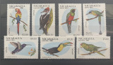 PC351 - Nicaragua 1981 Fauna/ Pasari, serie MNH, 7v