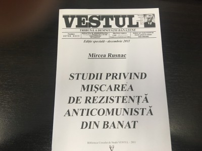 Studii privind mișcarea de rezistență anticomunistă din Banat foto