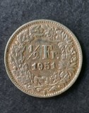 1/2 Franc 1951, Elvetia - A 3308