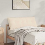 vidaXL Perna pentru spate Bej 120 x 50 cm Țesătură din microfibră 42014821