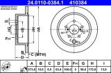 Disc frana ATE 24.0110-0384.1
