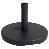 Outsunny Bază pentru Umbrelă de Grădină din HDPE și Ciment cu Manivelă Integrată, &Oslash;46,5x31 cm, Negru | Aosom Romania