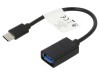 Cablu adaptor USB 2.0 A la C 0,15m nichelat, Lanberg