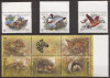 RUSIA(U.R.S.S.) 1989 FAUNA ( 2 serii dantelate ) MNH, Nestampilat