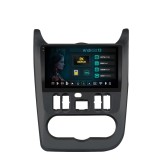 Cumpara ieftin Navigatie 2K HUB64 Dacia Logan Duster Sandero (2008-2013), rama neagra, 8GB RAM, Android, Octacore, Slot Sim 4G, DSP, GPS, Wi-FI, Carplay, Android Aut