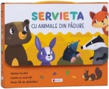 Cumpara ieftin Servieta cu animale din padure/***