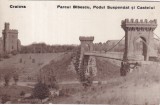 Craiova. Parcul Bibescu, Podul Suspendat si Castelul (necirculata)