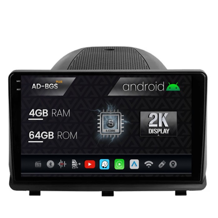 Navigatie 2K Opel Antara (2006-2015), Android OS, S-Quadcore 4GB RAM + 64GB ROM, 9.5 Inch - AD-BGS90042K+AD-BGRKIT386