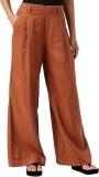 Pantaloni lungi de dama United Colors of Benetton 4AGH559A4, maro rustic, DE 36 FR 38 - OUTLET