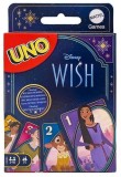Joc de carti UNO Disney Wish Mattel Games pentru copii si familie 9x14,5cm (limba CZ, HU, PO, RU)