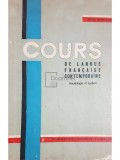 Alfred Jeanrenaud - Cours de langue francaise contemporaine (Editia: 1963)