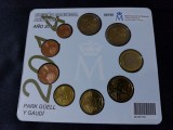 Spania 2014: Set Euro Complet BU (1 Cent - 2 Euro + 2 Euro Parc G&uuml;ell). Monede Euro Spania, Ne流通.