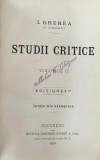 I. Gherea, Studii Critice