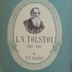 L. N. TOLSTOI 1827-1910 - MONOGRAFIE - N. C. GUDZI