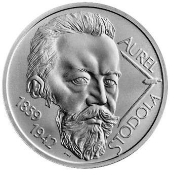 Slovacia 2009 -10 euro Ag. 900 (150 de ani de la nasterea lui Aurel Stodola) BU