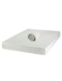 Set Saltea ortopedica, Pegas Comfort Flex 140x200x20cm, fermitate tare, cu spuma poliuretanica, Saltsib plus husa hipoalergenica, lavabila la 95&deg;C, Din Poliuretan