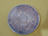 Moneda argint 5 Mark 1902 G (cn13), tiraj mic, Europa