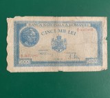 Bancnota 5000 lei 21 august 1945