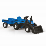 Excavator cu pedale si remorca PlayLearn Toys, DOLU