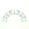 Jucarie din bambus Flexistix - Cupola Geodezica (177 piese)
