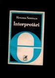 Roxana Sorescu - Interpretari