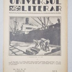 REVISTA 'UNIVERSUL LITERAR', ANUL XLII, NR. 37, 12 SEPTEMBRIE 1926