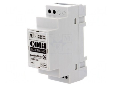 Alimentator Pulsatoriu DIN 30W 10VDC 3A IP20 foto