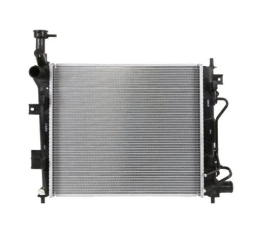 Radiator racire Kia Picanto (TA), 09.2011-2017, motor 1.2, 62 kw, benzina, cutie automata, cu/fara AC, tip Halla 420x358x16 mm, tip Hella, aluminiu b