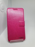 Cumpara ieftin Husa Flip Samsung Galaxy S5 + Cablu De Date Cadou, Roz