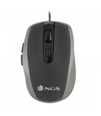 Mouse optic USB 800/1600dpi argintiu NGS foto