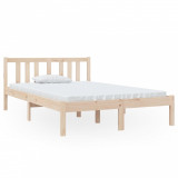 Cadru de pat mic dublu 4FT, 120x190 cm, lemn masiv